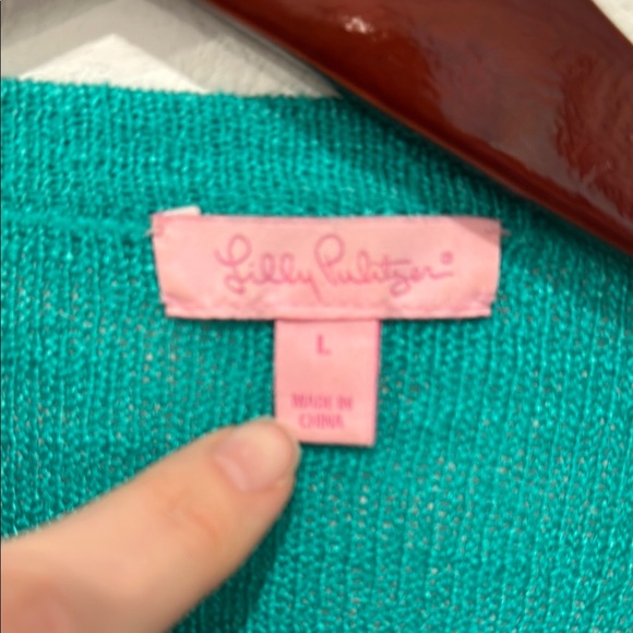 Teal Open Front Cardigan Sweater - Picture 2 of 5